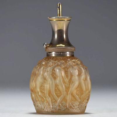 René LALIQUE (1860-1945) Molinard - Calendal model perfume atomiser in moulded pressed glass, 1927.