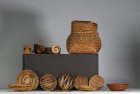 Collection of over 200 Central African baskets from the 19th and 20th centuries - Collection of Mr Christian Borzykowski.