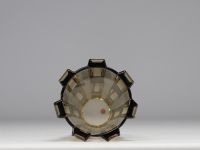 Vase Scailmont, brun, Art Déco 1930-1935
