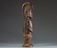 Afrique RDC - Fétiche Teke en bois sculpté , Congo RDC.