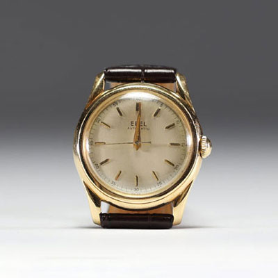 EBEL - Men's watch in 14k gold with automatic movement, circa 1950-60.