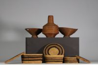 Collection of over 200 Central African baskets from the 19th and 20th centuries - Collection of Mr Christian Borzykowski.
