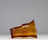 Vase Scailmont, ambré, Art Déco 1930-1935