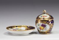 MARCOLINI, Sugar bowl in Meissen porcelain.