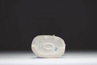 Ludwigsburg - ‘Colin maillard’ Polychrome porcelain group, blue mark under the piece.