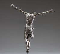 Corps du Christ, Corpus Christi en argent massif, poinçon au dos des mains, début XVIIIème.