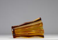Vase Scailmont, ambré, Art Déco 1930-1935