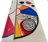 Alexander CALDER (1898-1976) According to - Hand-knotted Merino wool rug, 300/200cm.