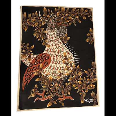 Jean Lurçat (1892-1966)  Le coq dans les feuillages..