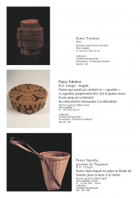 Collection of over 200 Central African baskets from the 19th and 20th centuries - Collection of Mr Christian Borzykowski.