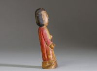 Poupée Haida probablement, figure chamanique, Amérique du Nord, XIXème.