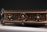 Jardinière de table en bronze d'époque Napoléon III,  XIXe siècle.