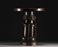 Anthropomorphic stool -Tchokwé - Rep.dem.Congo