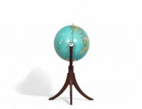 Paul Oestergaard pour Colombus  - Globe terrestre de bibliothèque , vers 1930