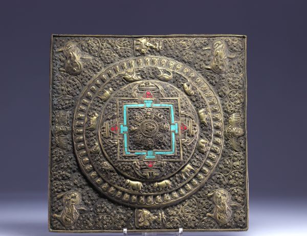 Plaque sino-tibétaine, début du XXe siècle
