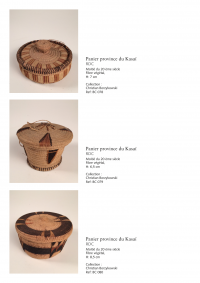 Collection of over 200 Central African baskets from the 19th and 20th centuries - Collection of Mr Christian Borzykowski.