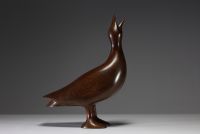 ‘Goose’ Teak sculpture, Scandinavian design, 20th century.
