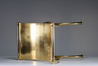 Empire style gilt bronze stool, circa 1970.