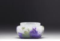 DAUM Nancy - Petit vide poche aux Violettes.