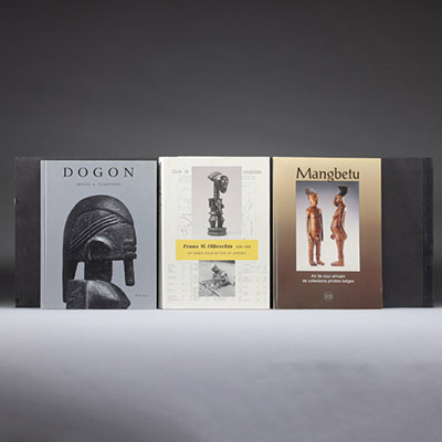 Lot de 3 livres sur l’art africain . FR + NL
