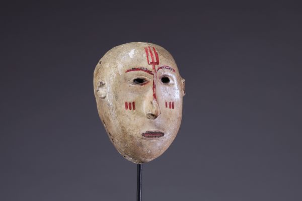 Afrique RDC - Ancien masque de la région du lac Moero, Congo RDC/Zambie, début XXème ou antérieur.