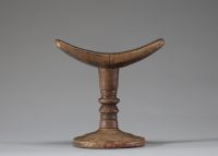 Afrique - Repose nuque Oromo en bois sculpté, Ethiopie, fin XIXème.