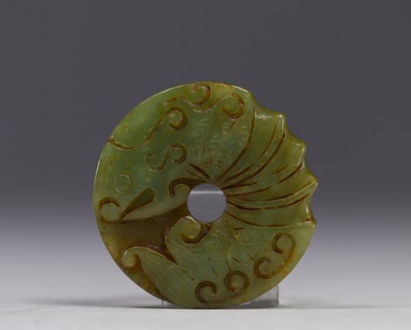 Chine - pendentif en Jade, époque Qing.