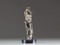 Miguel BERROCAL (1933-2006) - ‘Caryatid’ Nickel-plated sculpture/puzzle, second half 20th century.
