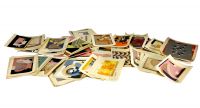 Modernist abstract geometric work, exceptional lot of 73 gouaches and 4 photographs. Work reminiscent of Victor Servranckx, Auguste Herbin and Jozef Peeters.