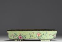 China - Canton enamel planter, 18th century.