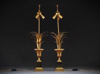 Maison Charles, attr. à - Paire de lampes de table 