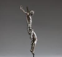 Corps du Christ, Corpus Christi en argent massif, poinçon au dos des mains, début XVIIIème.