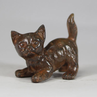 Pierre CHENET (né en 1922) – Chaton en bronze