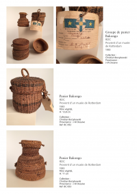 Collection of over 200 Central African baskets from the 19th and 20th centuries - Collection of Mr Christian Borzykowski.