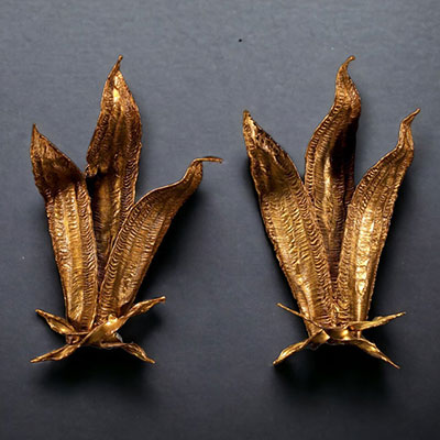 Paul MOERENHOUT - Pair of brass 