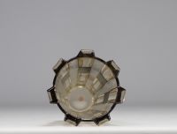 Vase Scailmont, brun, Art Déco 1930-1935