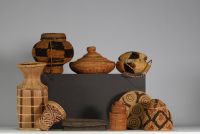 Collection of over 200 Central African baskets from the 19th and 20th centuries - Collection of Mr Christian Borzykowski.