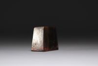 China - Horn seal, signed on the upper part, Ming period.