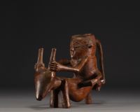 Lardge rider Wongo libation cup - Dem.Rep.Congo