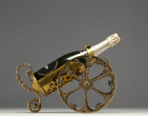 Canon à Champagne en laiton.
