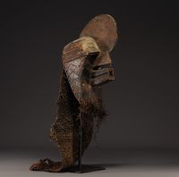 Masque de danse Kifwebe (Songye) Bois, pigments naturels, RDC XXème
