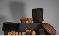 Collection of over 200 Central African baskets from the 19th and 20th centuries - Collection of Mr Christian Borzykowski.
