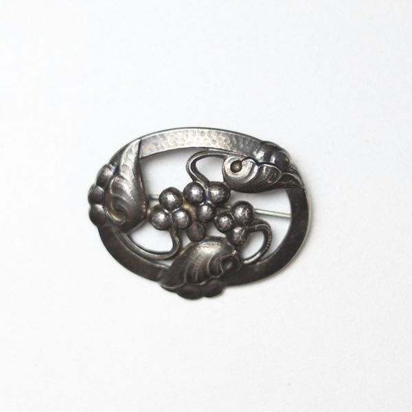 Georg Jensen Broche en argent, modèle 101 – Vers 1915-1930.