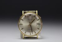 Pontiac Bilomatic, Pontiac Memodate, Lincoln moon phase, set of three watches in 18k yellow gold, to be reviewed.