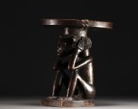 Anthropomorphic stool -Tchokwé - Rep.dem.Congo