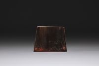 China - Horn seal, signed on the upper part, Ming period.