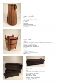 Collection of over 200 Central African baskets from the 19th and 20th centuries - Collection of Mr Christian Borzykowski.