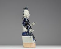 China - Divinity in blue-white porcelain, Ming period