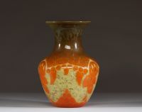 Charles SCHNEIDER (1881-1953) Le Verre Français - Vase aux 