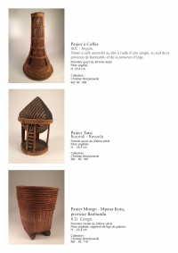 Collection of over 200 Central African baskets from the 19th and 20th centuries - Collection of Mr Christian Borzykowski.